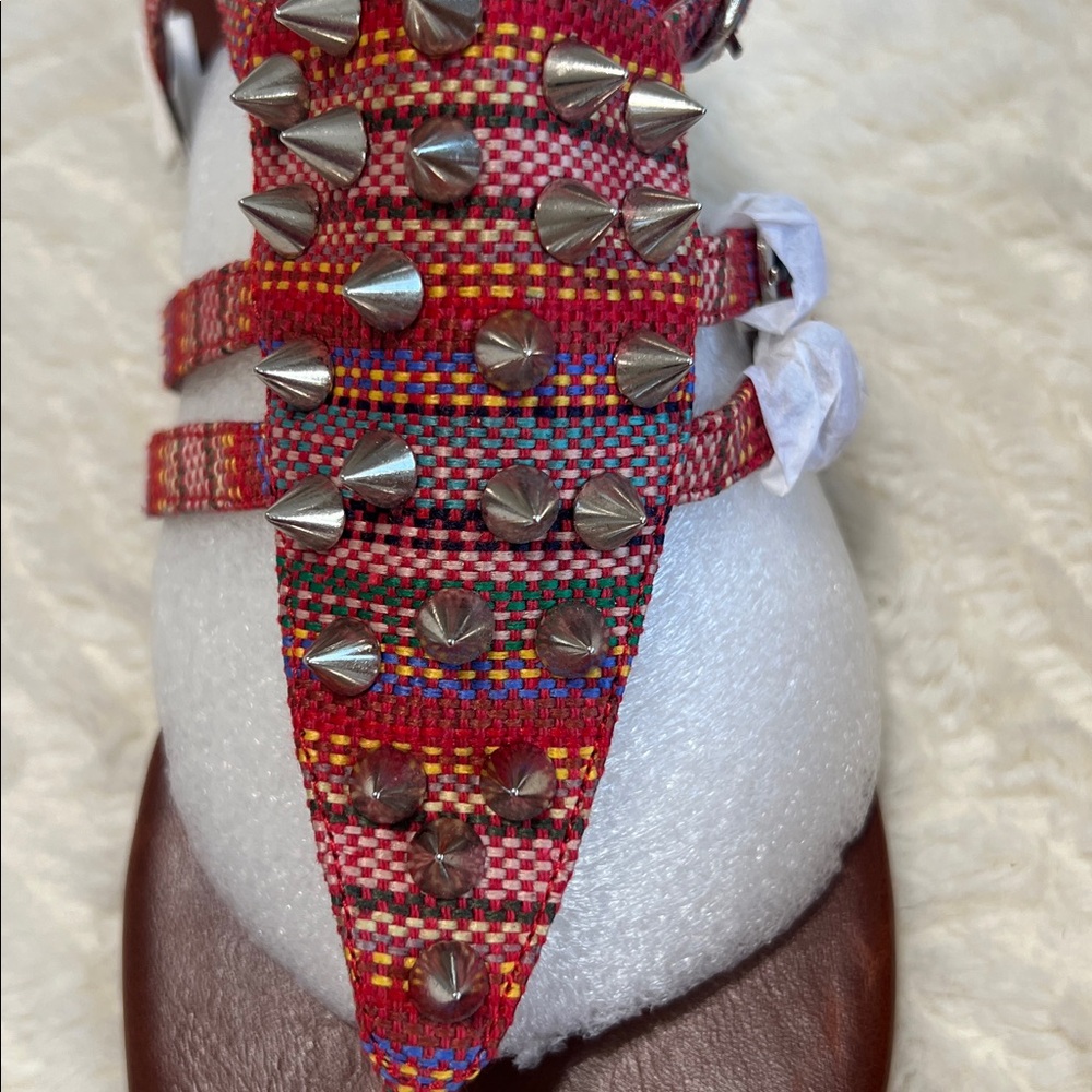 Jeffrey Campbell Johnny V Spike Sandals Studded Tribal Boho Size 8 NWT - Picture 10 of 11